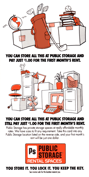Cartoons - Public Storage Flyer