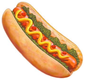 Digital Art - Hot Dog