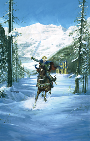 Painting - The Winter Paladin