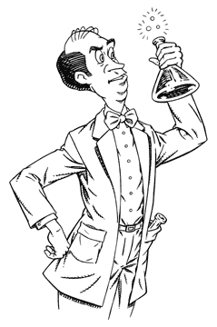 Cartoon - Scientist