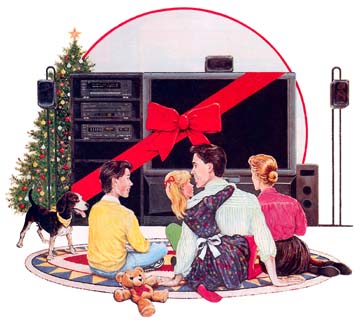 Painting - Pioneer Christmas