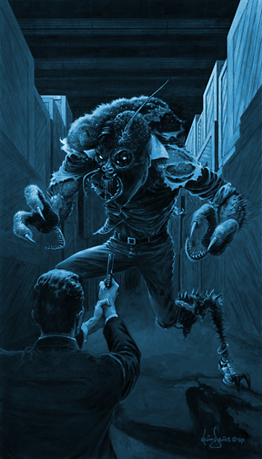 Painting - Confrontation