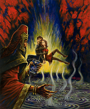 Painting - Pulp Peril