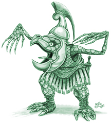Humorous Monochrome Illustration