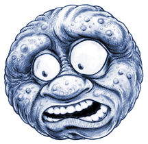 Humorous Monochrome Illustration