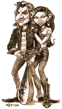 Humorous Monochrome Illustration