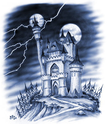 Humorous Monochrome Illustration